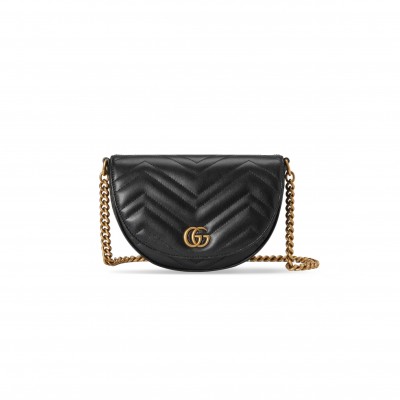 GUCCI GG MARMONT QUILTED CHAIN MINI BAG 746431 (20*14.5*4cm)